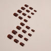 12 Sizes-24 Pcs Press On Nails CF023