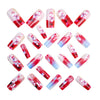 12 Sizes-24 Pcs Press On Nails Y1663