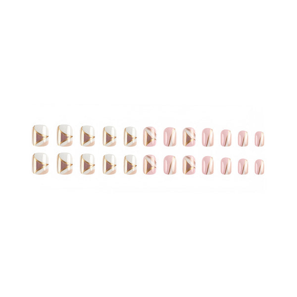 12 Sizes-24 Pcs Press On Nails Y098