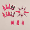 12 Sizes-24 Pcs Press On Nails W1157