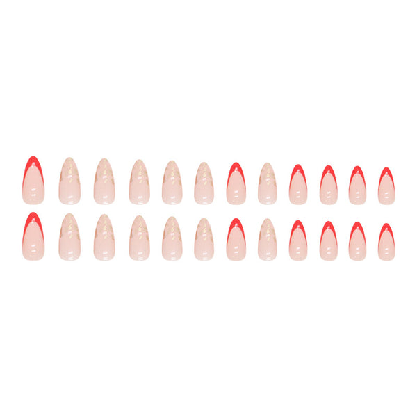 12 Sizes-24 Pcs Press On Nails W615