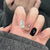 12 Sizes-24 Pcs Press On Nails Z599