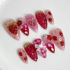 12 Sizes-24 Pcs Press On Nails Z1091