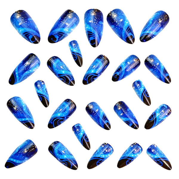 12 Sizes-24 Pcs Press On Nails Y1326