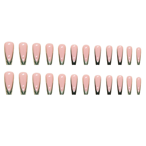 12 Sizes-24 Pcs Press On Nails W278