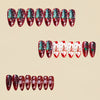 12 Sizes-24 Pcs Press On Nails Y1240