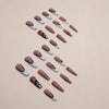 12 Sizes-24 Pcs Press On Nails Z822