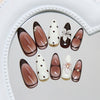 12 Sizes-24 Pcs Press On Nails Z1248