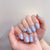 12 Sizes-24 Pcs Press On Nails CF019