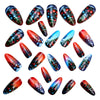 12 Sizes-24 Pcs Press On Nails Y1249