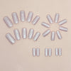 12 Sizes-24 Pcs Press On Nails W1275