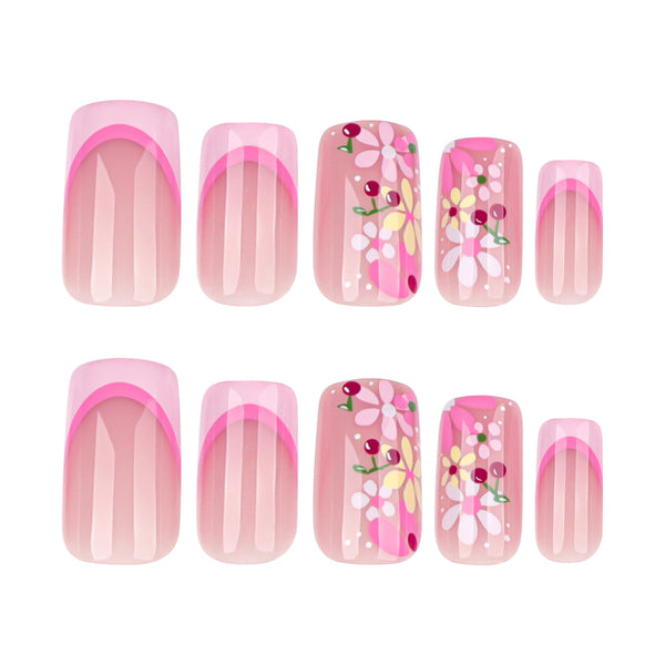 12 Sizes-24 Pcs Press On Nails JP3966