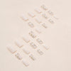 12 Sizes-24 Pcs Press On Nails W671