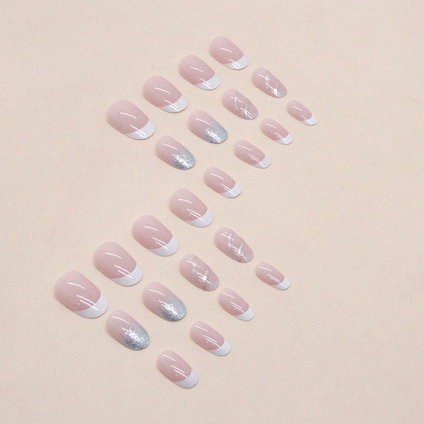 12 Sizes-24 Pcs Press On Nails W731