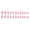 12 Sizes-24 Pcs Press On Nails W755