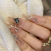 12 Sizes-24 Pcs Press On Nails Z539