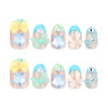 12 Sizes-24 Pcs Press On Nails JP2798