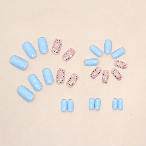 12 Sizes-24 Pcs Press On Nails W661