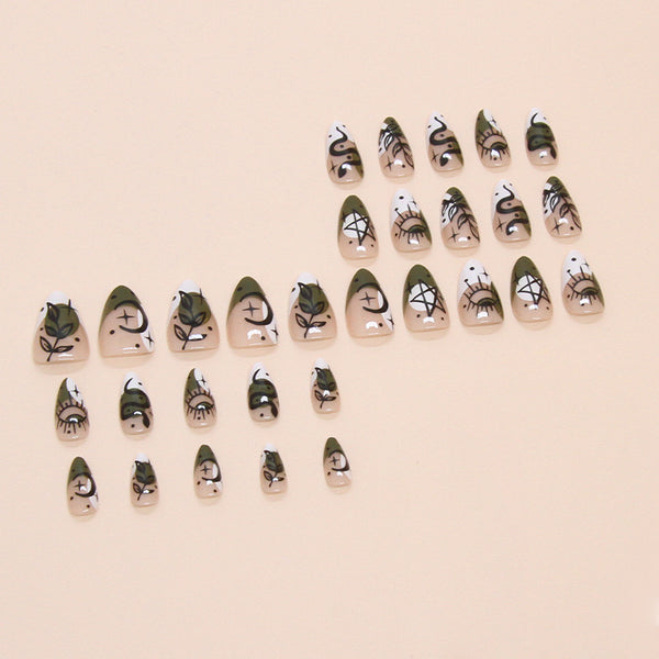 30 Pcs Press On Nails W1744