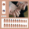 12 Sizes-24 Pcs Press On Nails W1658