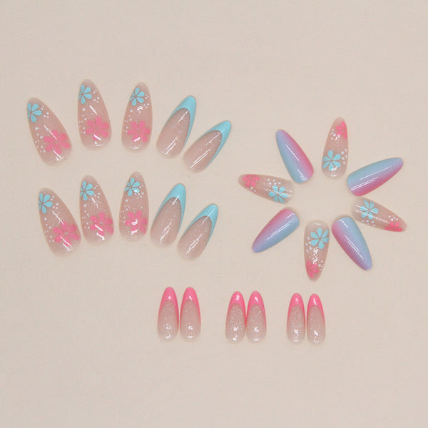 12 Sizes-24 Pcs Press On Nails W601
