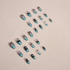 12 Sizes-24 Pcs Press On Nails W1298