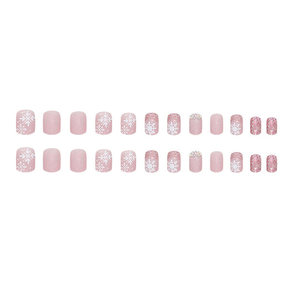 12 Sizes-24 Pcs Press On Nails Z715