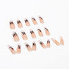 12 Sizes-24 Pcs Press On Nails W033