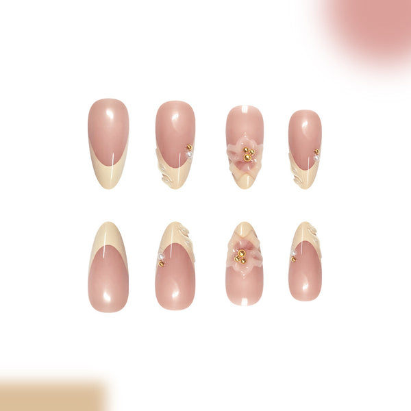 12 Sizes-24 Pcs Press On Nails C1601