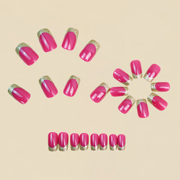 12 Sizes-24 Pcs Press On Nails Y1548