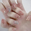 12 Sizes-24 Pcs Press On Nails Z574