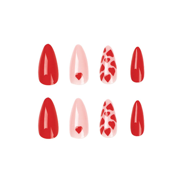 12 Sizes-24 Pcs Press On Nails JP1785