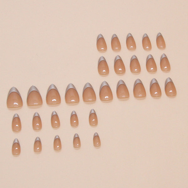 12 Sizes-24 Pcs Press On Nails W1661