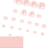 12 Sizes-24 Pcs Press On Nails JP3801
