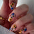 12 Sizes-24 Pcs Press On Nails FD014-B7