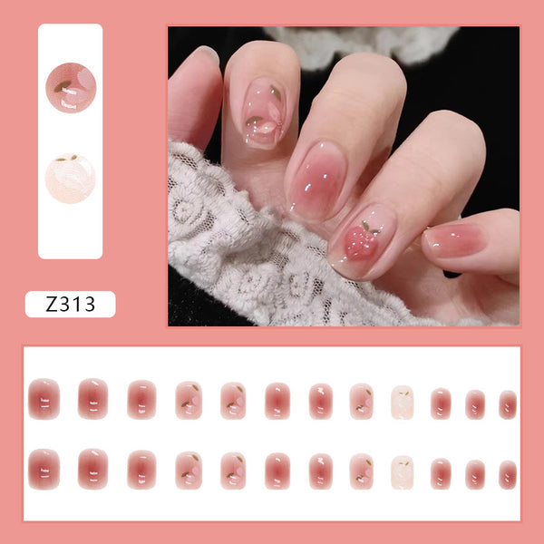 12 Sizes-24 Pcs Press On Nails Z283