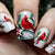 12 Sizes-24 Pcs Press On Nails Y1616