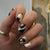 12 Sizes-24 Pcs Press On Nails W1430