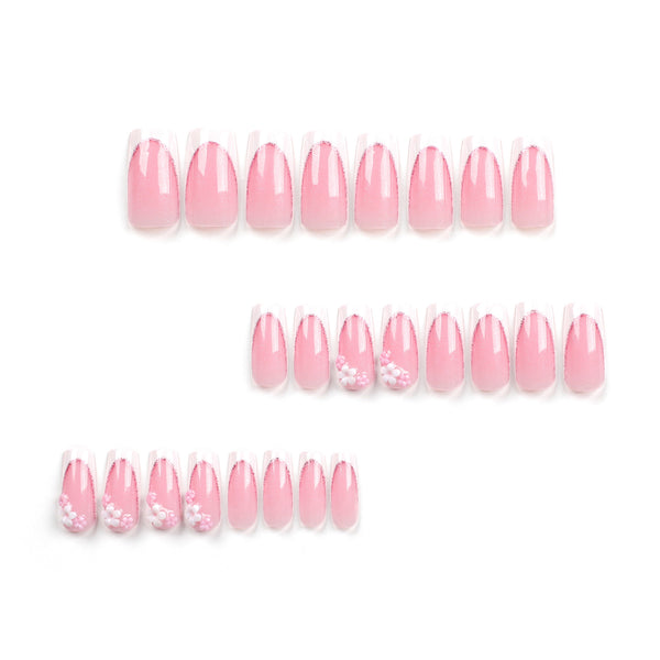 12 Sizes-24 Pcs Press On Nails JP2868