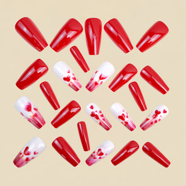 12 Sizes-24 Pcs Press On Nails Y1620