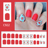 12 Sizes-24 Pcs Press On Nails C922
