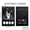 12 Sizes-24 Pcs Press On Nails C1293