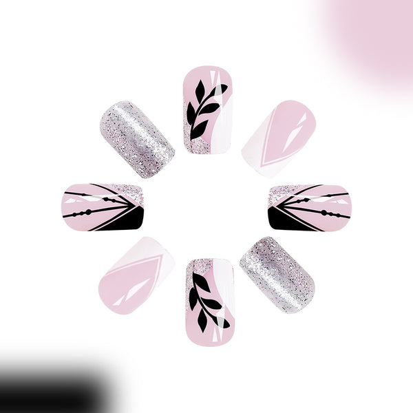 12 Sizes-24 Pcs Press On Nails C494