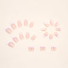 12 Sizes-24 Pcs Press On Nails W318