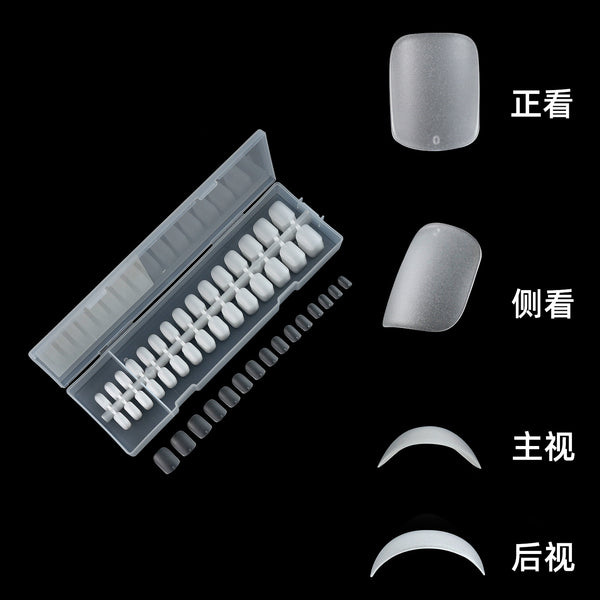 300 Pcs Press On Nails short-almond-01