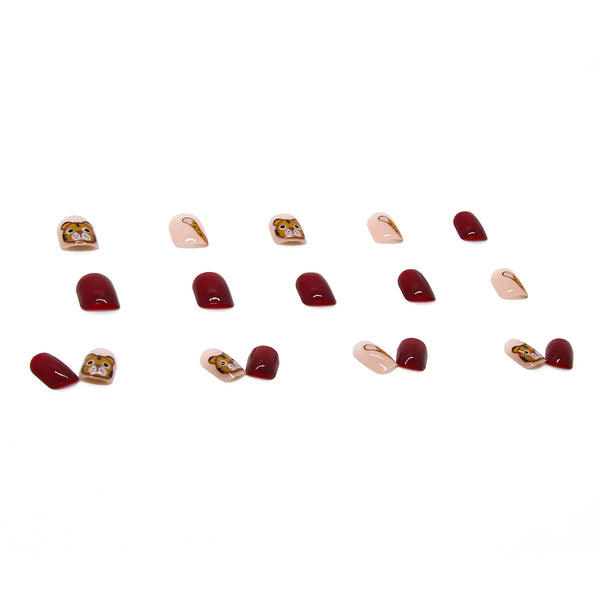 12 Sizes-24 Pcs Press On Nails R325