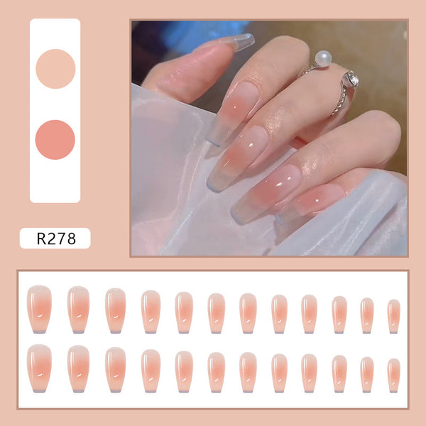 12 Sizes-24 Pcs Press On Nails R278