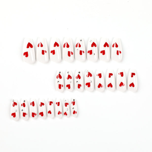 12 Sizes-24 Pcs Press On Nails JP2246