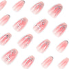 12 Sizes-24 Pcs Press On Nails JP4101
