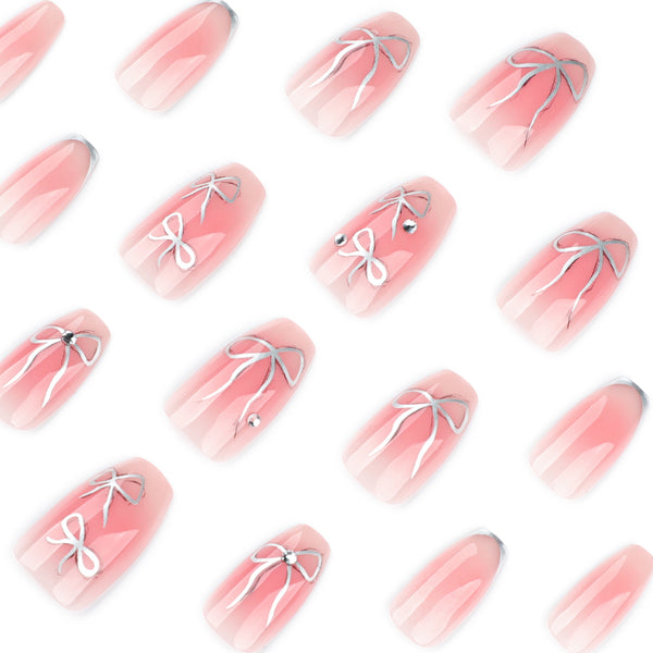 12 Sizes-24 Pcs Press On Nails JP4101